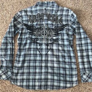 ROAR Embroidered Button Up Shirt - ★Like New!